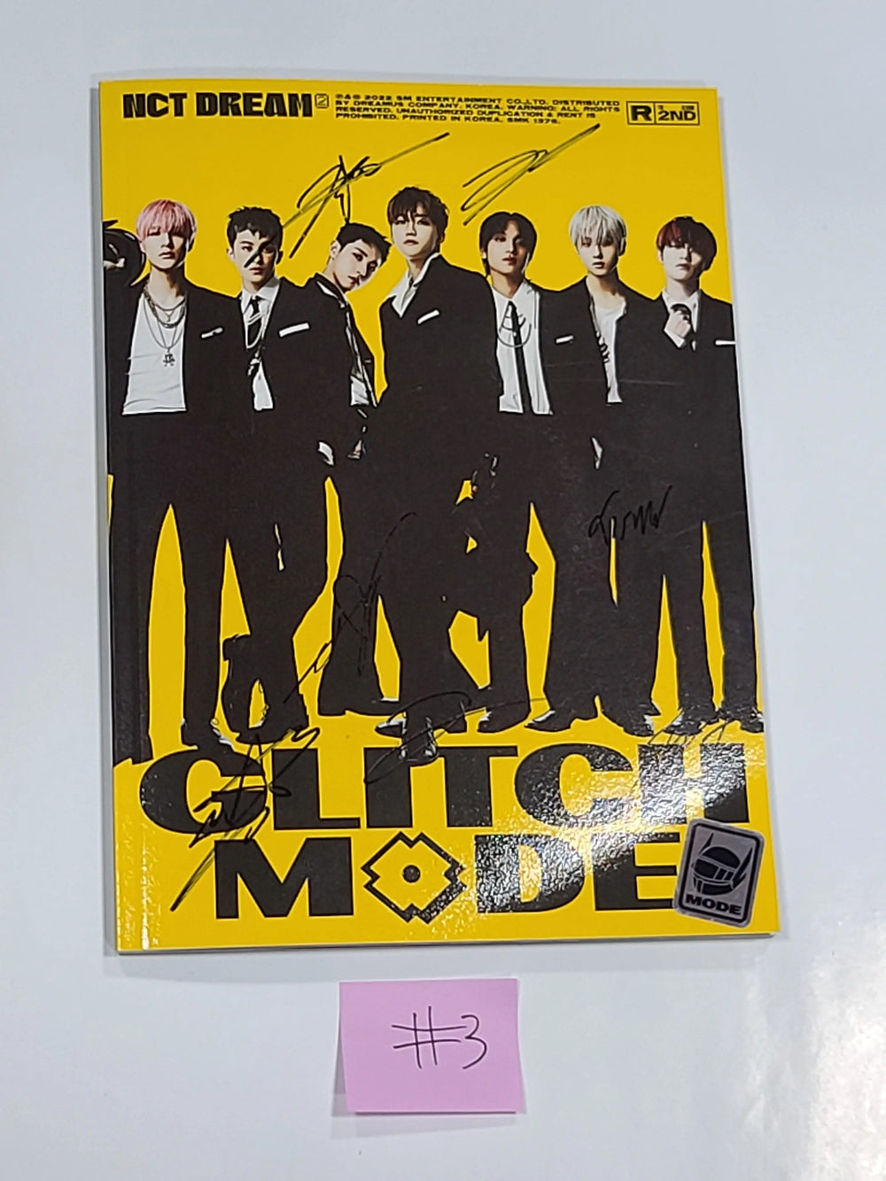 NCT Dream 'Glitch Mode' - Hand Autographed(Signed) Promo Album - Must Read! - HALLYUSUPERSTORE