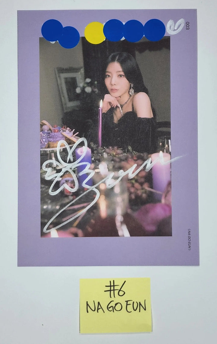 Purple Kiss 'memeM' - A Cut Page From Fansign Event Album Photo - HALLYUSUPERSTORE