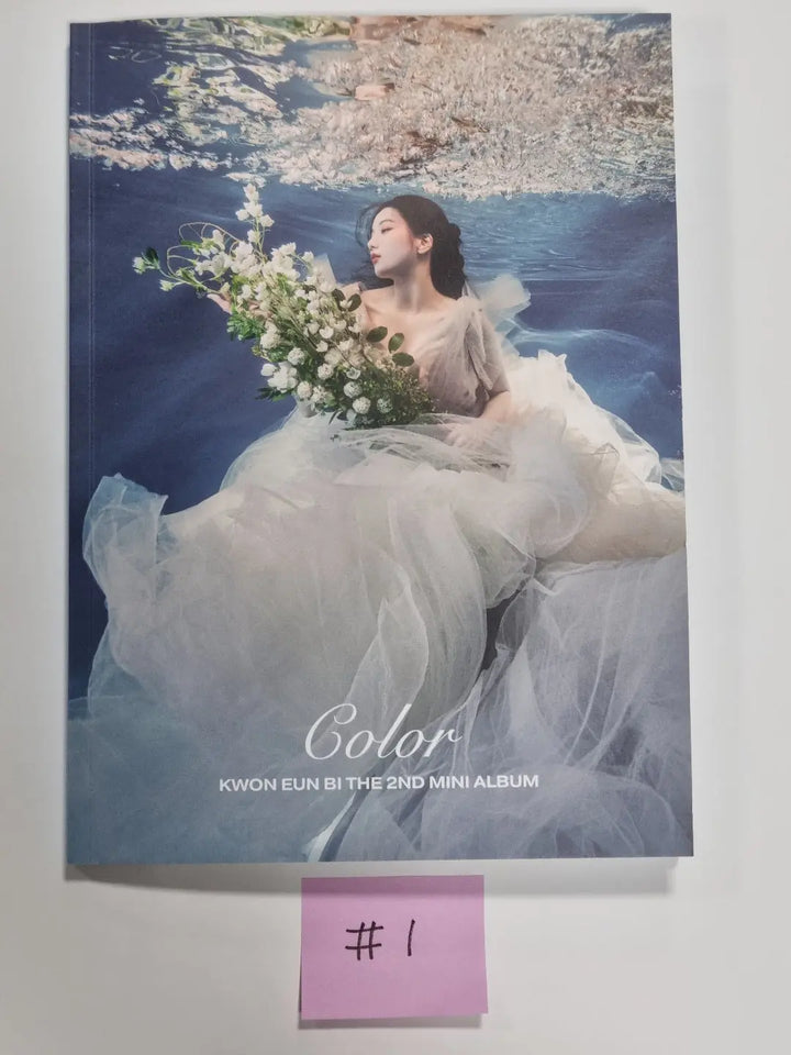 Kwon Eunbi "Color" - Hand Autographed(Signed) Album - HALLYUSUPERSTORE