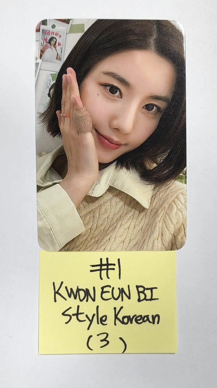 Kwon Eunbi "Color" - Style Korean Fansign Event Photocard - HALLYUSUPERSTORE