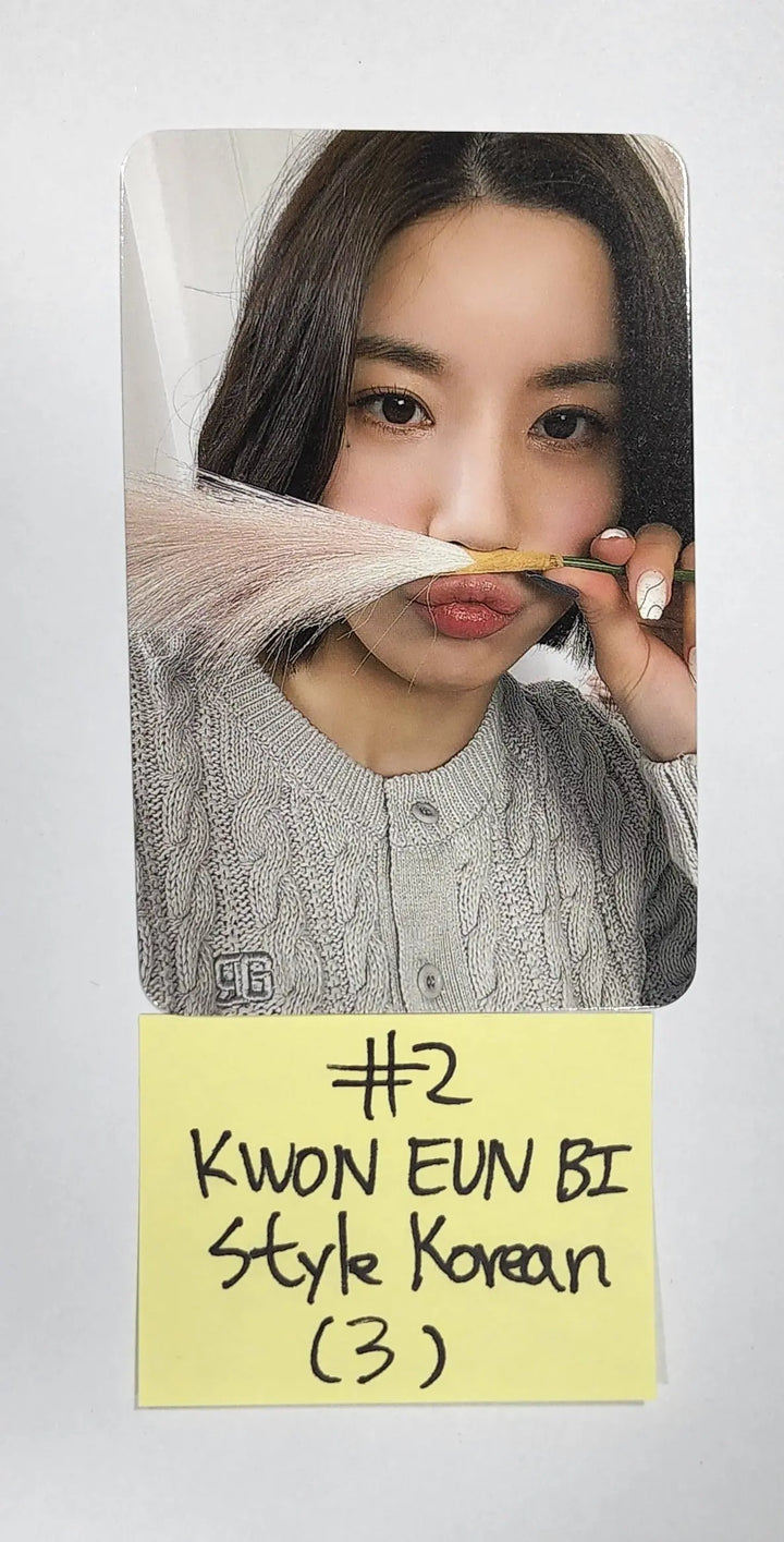 Kwon Eunbi "Color" - Style Korean Fansign Event Photocard - HALLYUSUPERSTORE