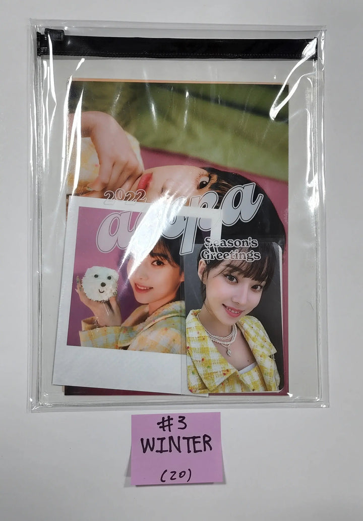 Aespa - 2022 Season's Greetings Photo Pack + Photocard - HALLYUSUPERSTORE