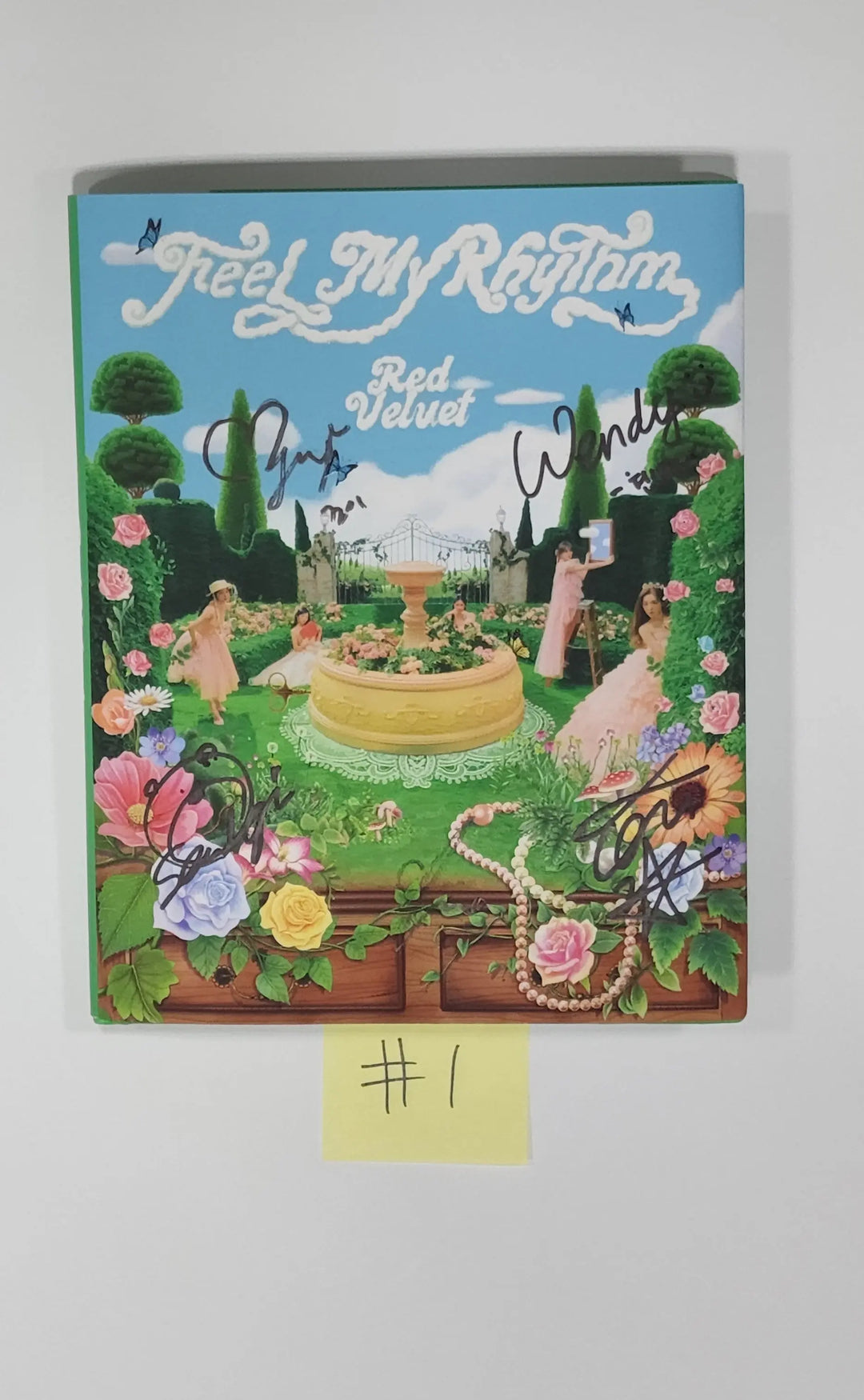 Red velvet 'The ReVe Festival 2022 - Feel My Rhythm' - Hand Autographed(Signed) Promo Album - HALLYUSUPERSTORE
