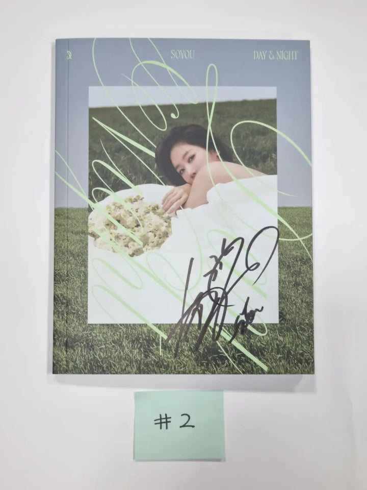 SOYOU "Day & Night" 1st Mini Album - Hand Autographed(Signed) Promo Album - HALLYUSUPERSTORE