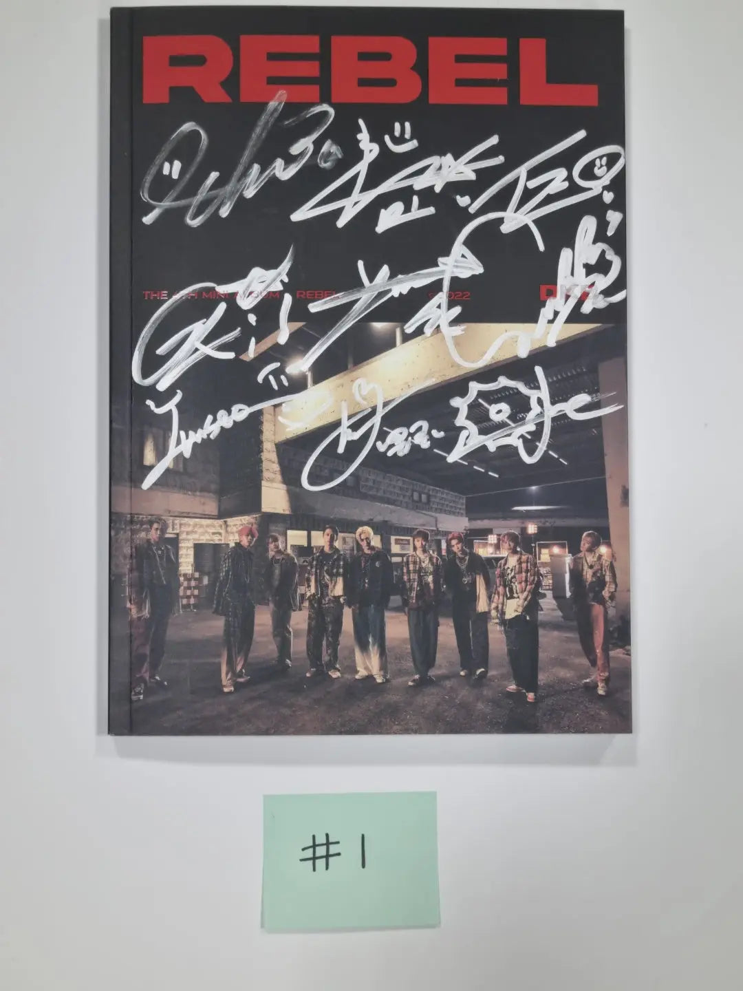 DKB "REBEL" 4th Mini Album - Hand Autographed(Signed) Promo Album - HALLYUSUPERSTORE