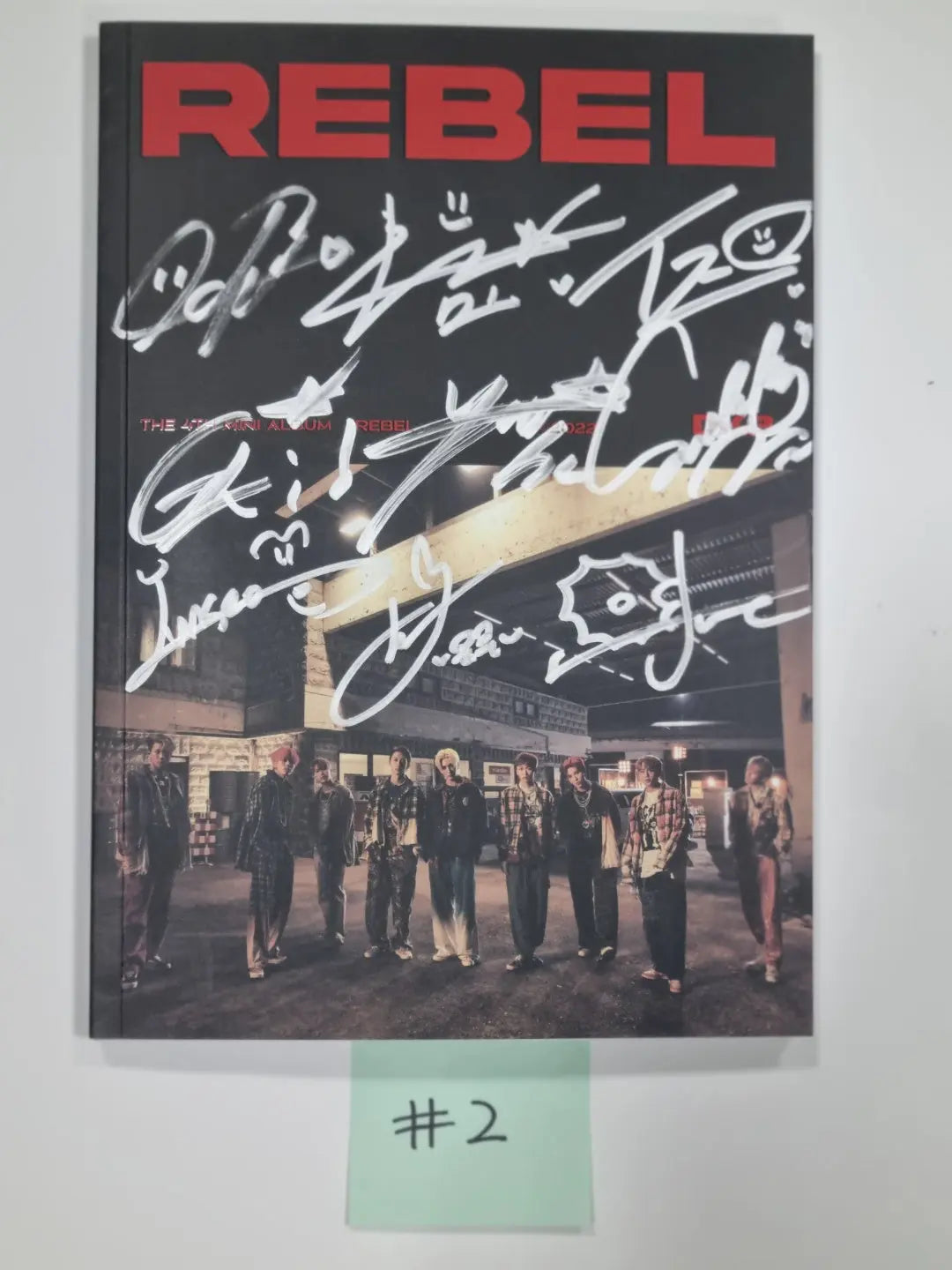 DKB "REBEL" 4th Mini Album - Hand Autographed(Signed) Promo Album - HALLYUSUPERSTORE