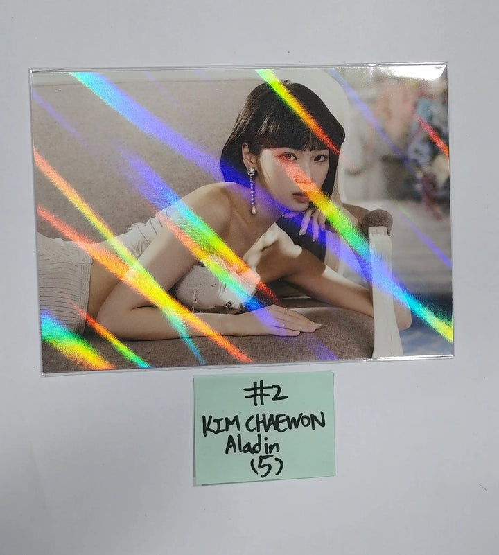 LE SSERAFIM "FEARLESS" - Aladin Pre-Order Benefit Hologram Postcard - HALLYUSUPERSTORE