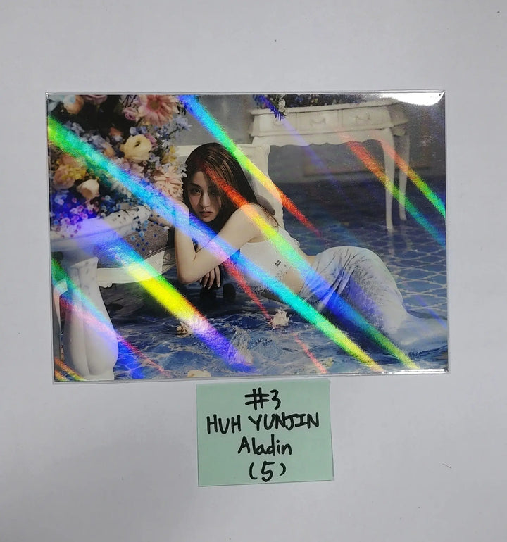 LE SSERAFIM "FEARLESS" - Aladin Pre-Order Benefit Hologram Postcard - HALLYUSUPERSTORE