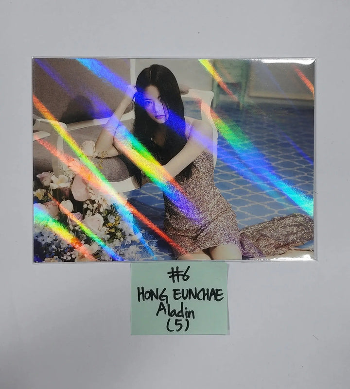 LE SSERAFIM "FEARLESS" - Aladin Pre-Order Benefit Hologram Postcard - HALLYUSUPERSTORE