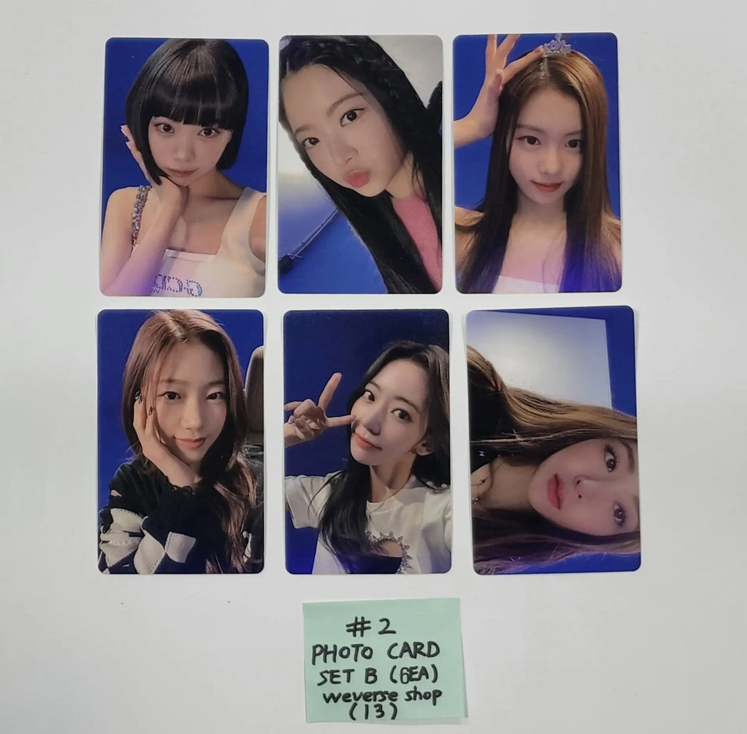 LE SSERAFIM "FEARLESS" - Weverse Shop Pre-Order Benefit Photocards Set (6EA) , Postcards Set (3EA) - HALLYUSUPERSTORE