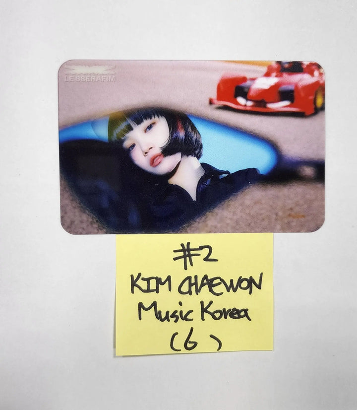 LE SSERAFIM "FEARLESS" - Music Korea Pre-Order Benefit PVC Transparent Photocard - HALLYUSUPERSTORE