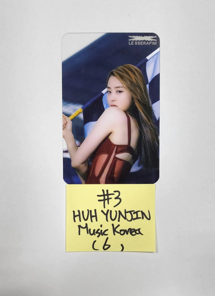 LE SSERAFIM "FEARLESS" - Music Korea Pre-Order Benefit PVC Transparent Photocard - HALLYUSUPERSTORE