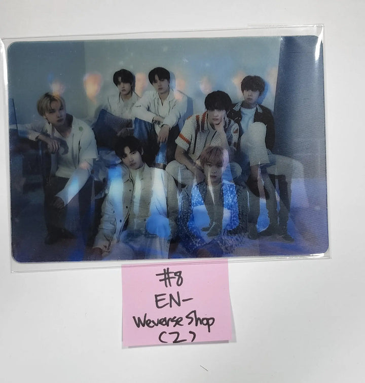 ENHYPEN "DIMENSION : SENKOU" JP 2nd Single - Weverse Shop Pre-Order Benefit Photocard, Lenticular Postcard - HALLYUSUPERSTORE