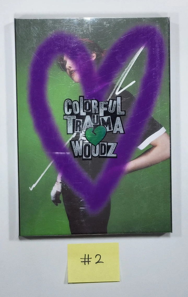 WOODZ "Colorful Trauma" - Hand Autographed(Signed) Promo Album - HALLYUSUPERSTORE