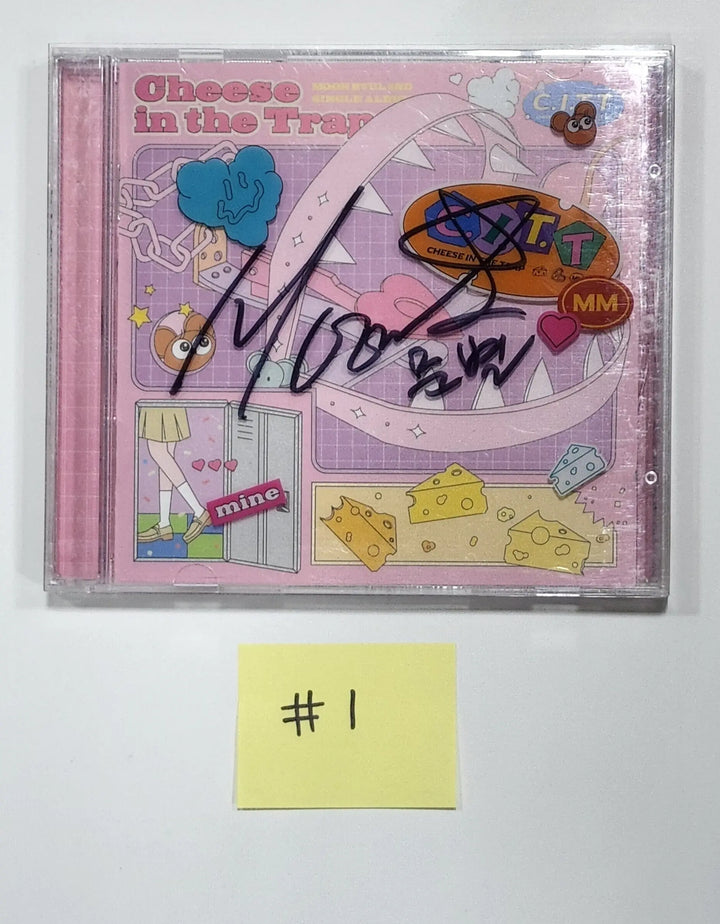 Moon Byul (Of Mamamoo) "C.I.T.T(Cheese in the Trap)" - Hand Autographed(Signed) Promo Album - HALLYUSUPERSTORE