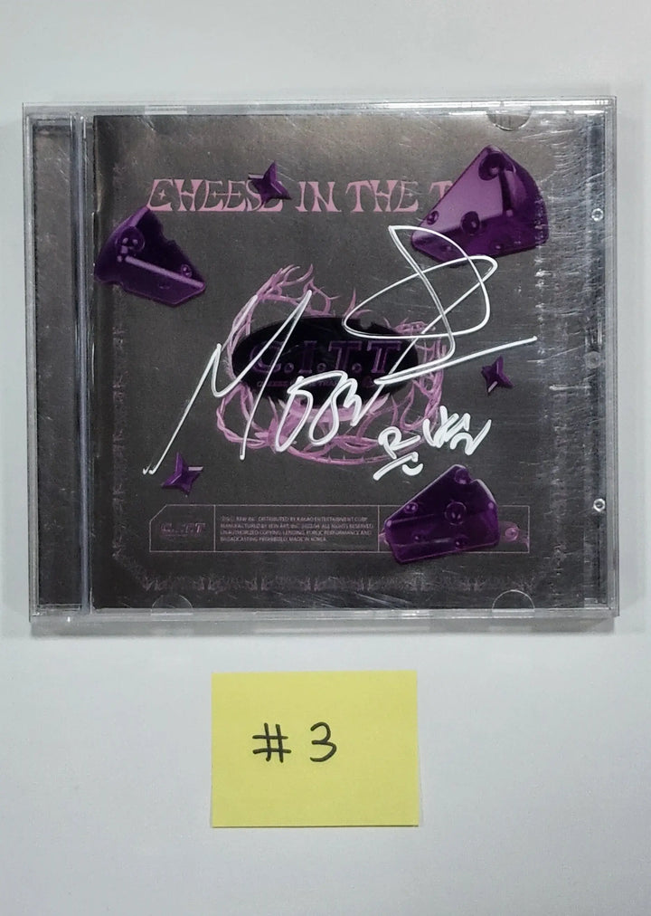 Moon Byul (Of Mamamoo) "C.I.T.T(Cheese in the Trap)" - Hand Autographed(Signed) Promo Album - HALLYUSUPERSTORE