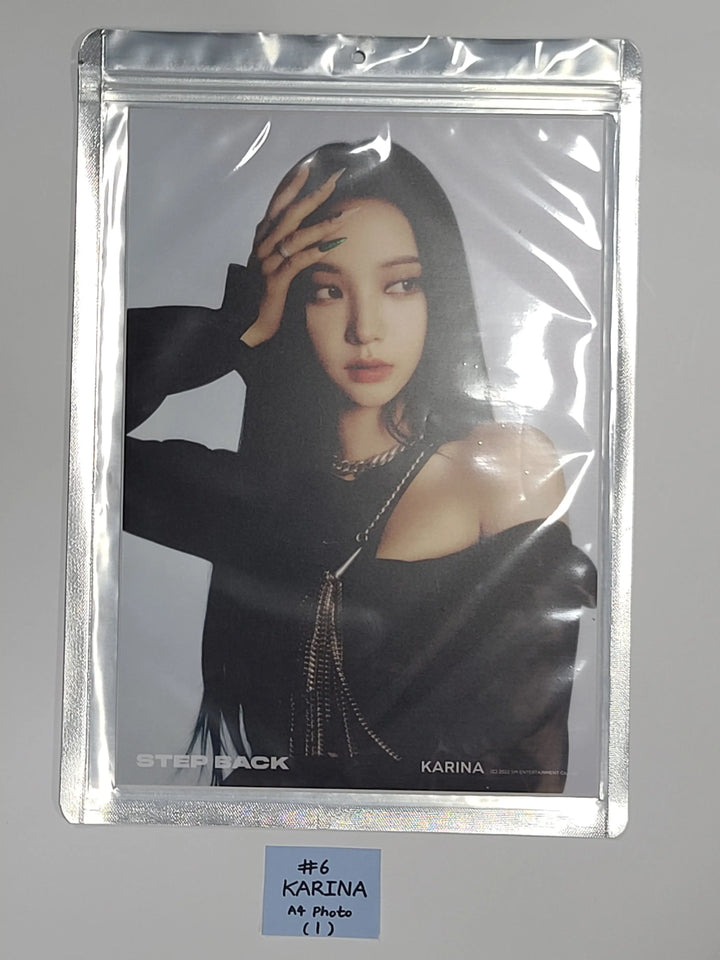 Got the beat 'Step Back' (Aespa, RED VELVET, SM) - A4 Photo - HALLYUSUPERSTORE