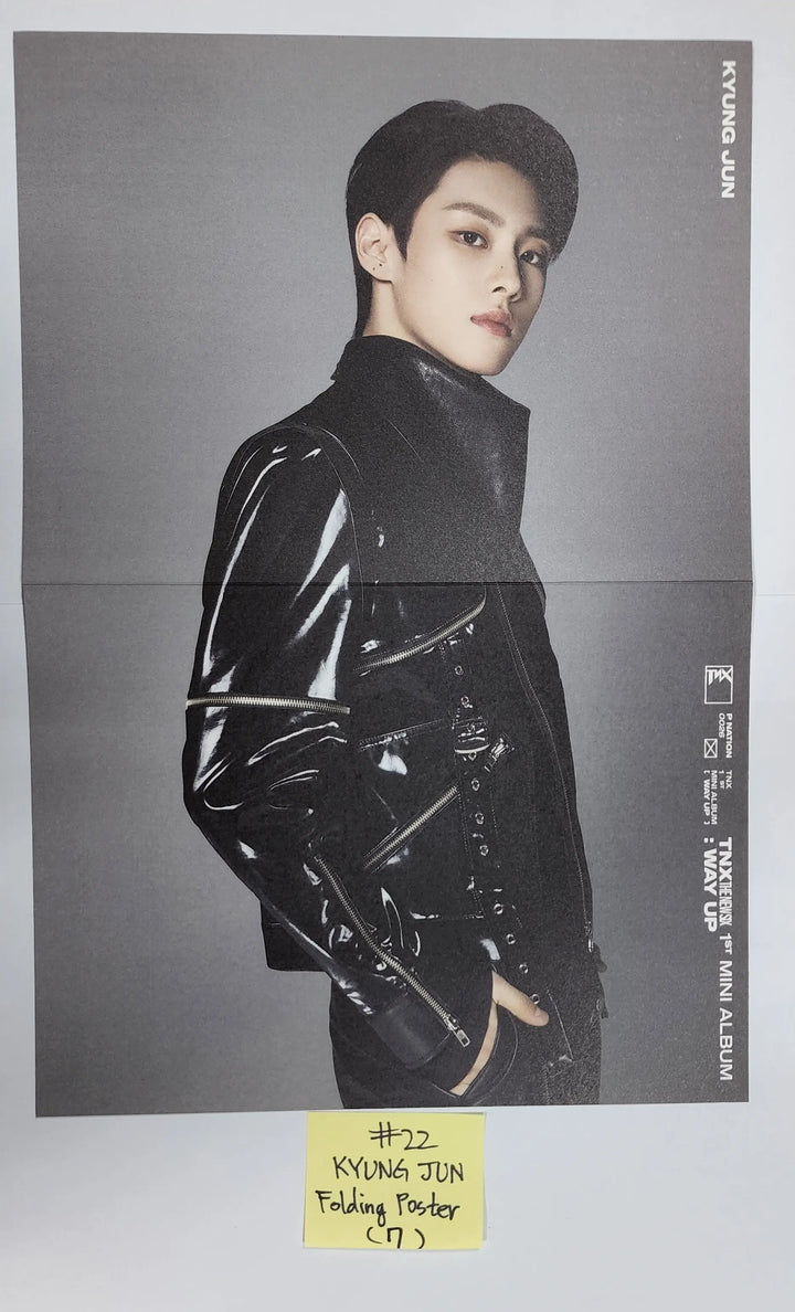 TNX "WAY UP" 1st Mini - Official ID Card, Photocard, Folding Poster - HALLYUSUPERSTORE