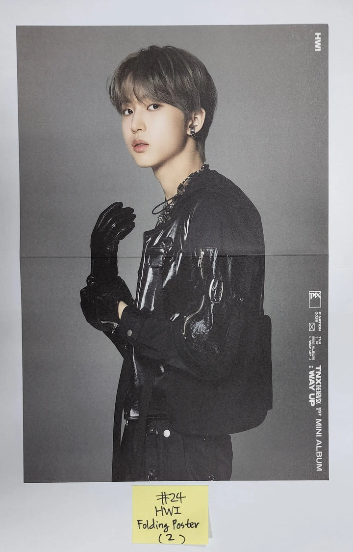 TNX "WAY UP" 1st Mini - Official ID Card, Photocard, Folding Poster - HALLYUSUPERSTORE