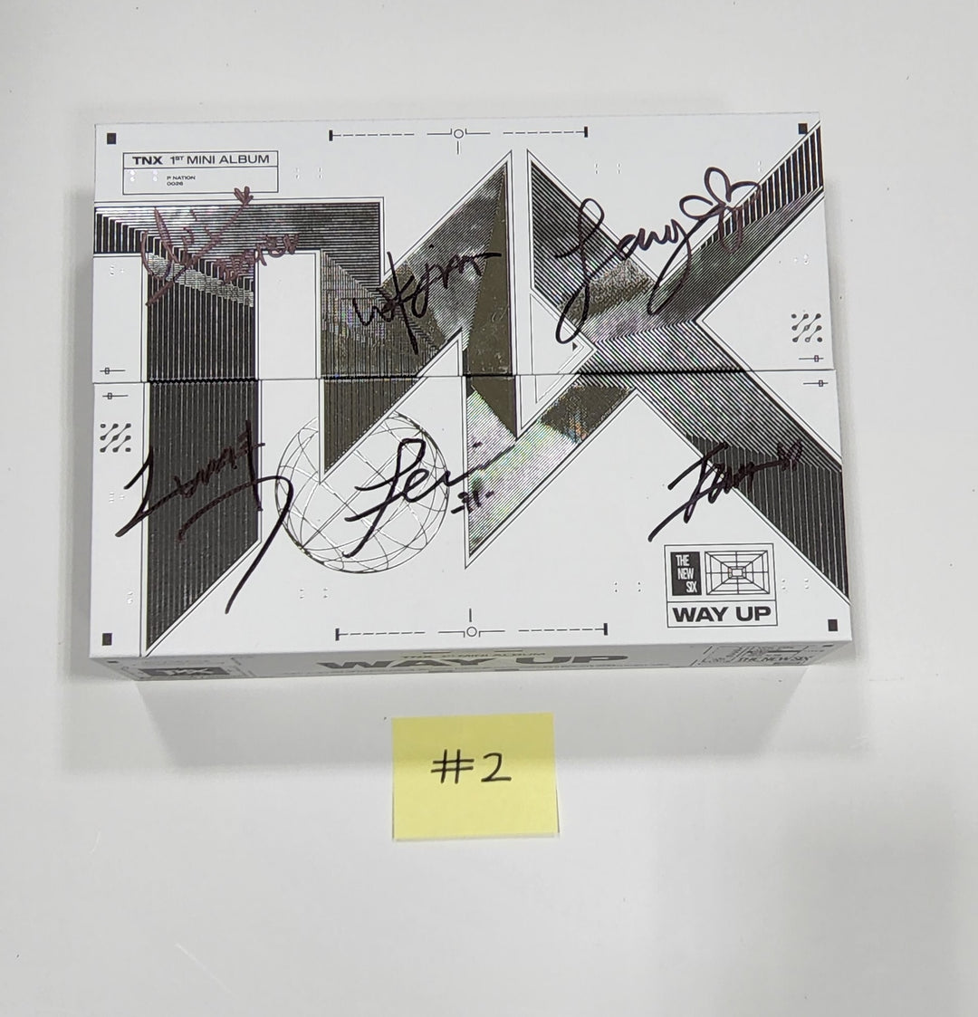 TNX "WAY UP" 1st Mini - Hand Autographed(Signed) Promo Album