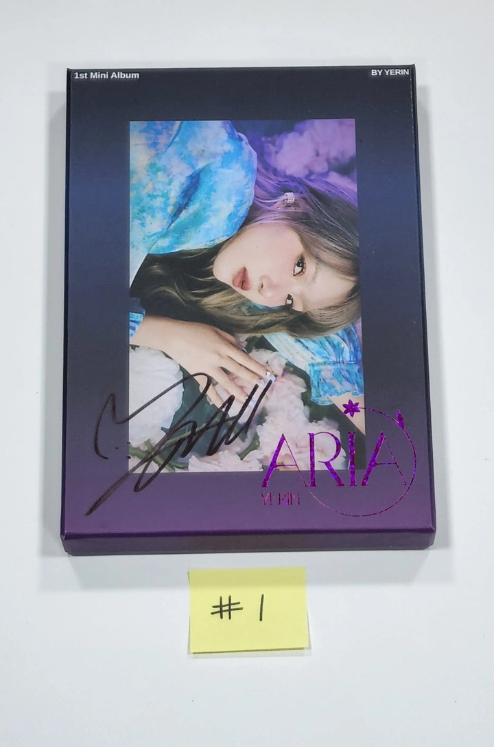 YERIN "ARIA" - Hand Autographed(Signed) Promo Album - HALLYUSUPERSTORE