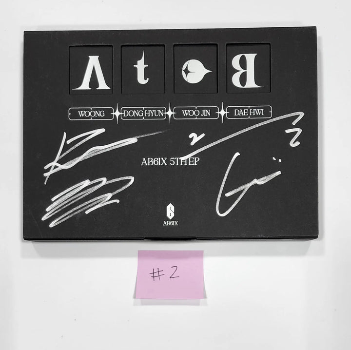AB6IX "A to B" - Hand Autographed (Signed) Promo Album - HALLYUSUPERSTORE