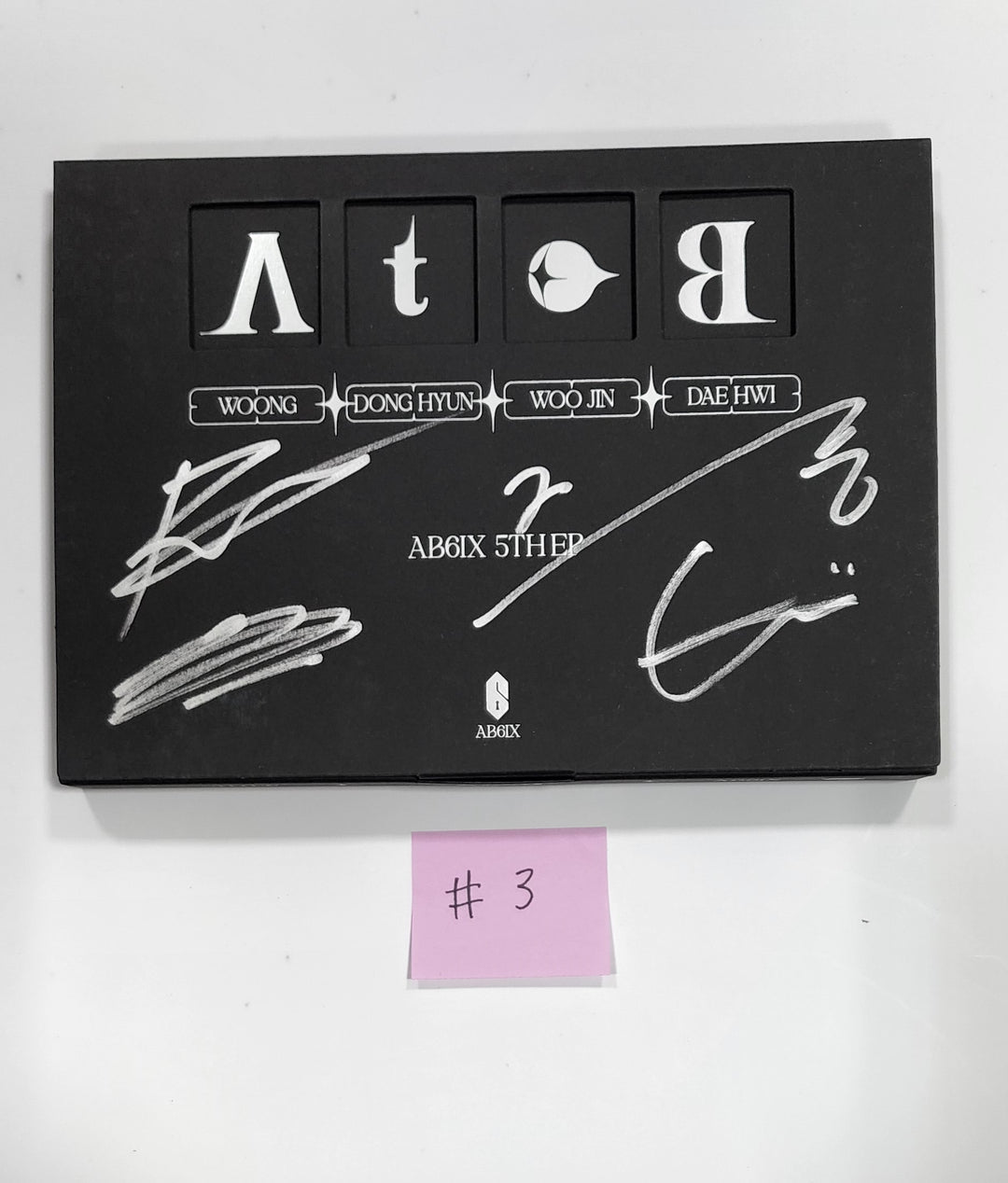 AB6IX "A to B" - Hand Autographed (Signed) Promo Album