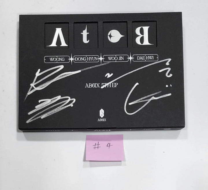 AB6IX "A to B" - Hand Autographed (Signed) Promo Album - HALLYUSUPERSTORE