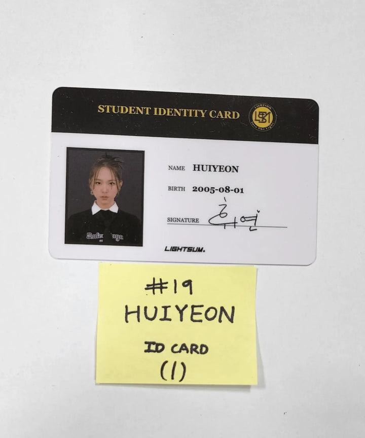 Lightsum 'Into The Light' -Official Photocard, ID Card - HALLYUSUPERSTORE
