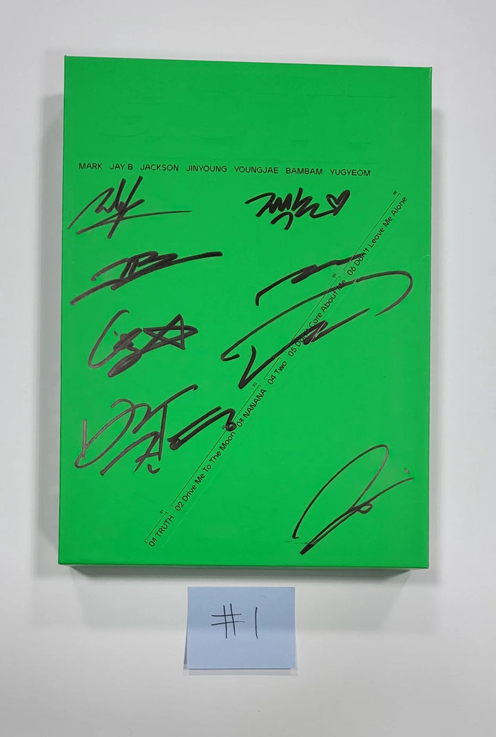 GOT7 "GOT7" - Hand Autographed(Signed) Promo Album - HALLYUSUPERSTORE