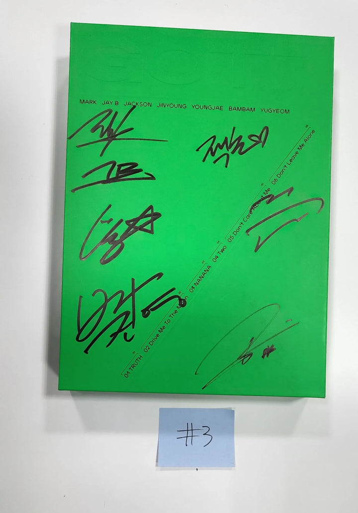 GOT7 "GOT7" - Hand Autographed(Signed) Promo Album - HALLYUSUPERSTORE