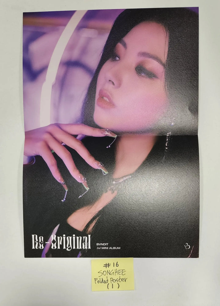 BVNDIT "Re-Original" - Official Photocard, Postcard, Folded Poster - HALLYUSUPERSTORE