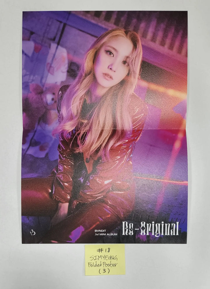BVNDIT "Re-Original" - Official Photocard, Postcard, Folded Poster - HALLYUSUPERSTORE