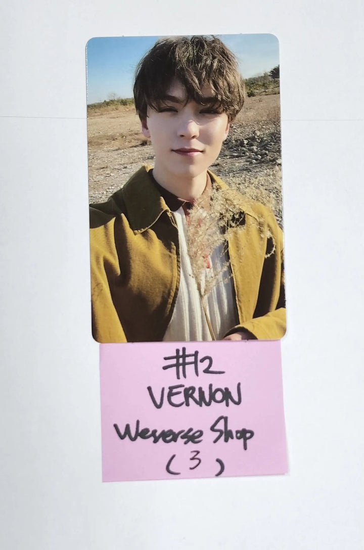 Seventeen 'FACE THE SUN' 4TH ALBUM - Weverse Shop Pre-Order Benefit Photocard, Hologram Photo Stand - HALLYUSUPERSTORE