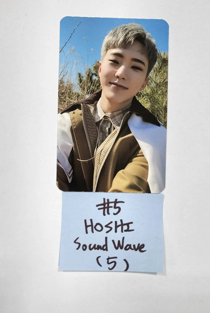 Seventeen 'FACE THE SUN' 4TH ALBUM - Soundwave Luckydraw Event PVC Photocard - HALLYUSUPERSTORE