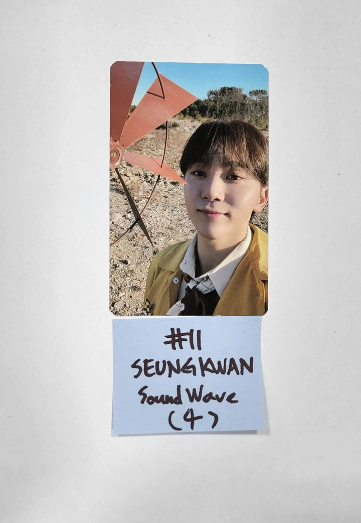 Seventeen 'FACE THE SUN' 4TH ALBUM - Soundwave Luckydraw Event PVC Photocard - HALLYUSUPERSTORE