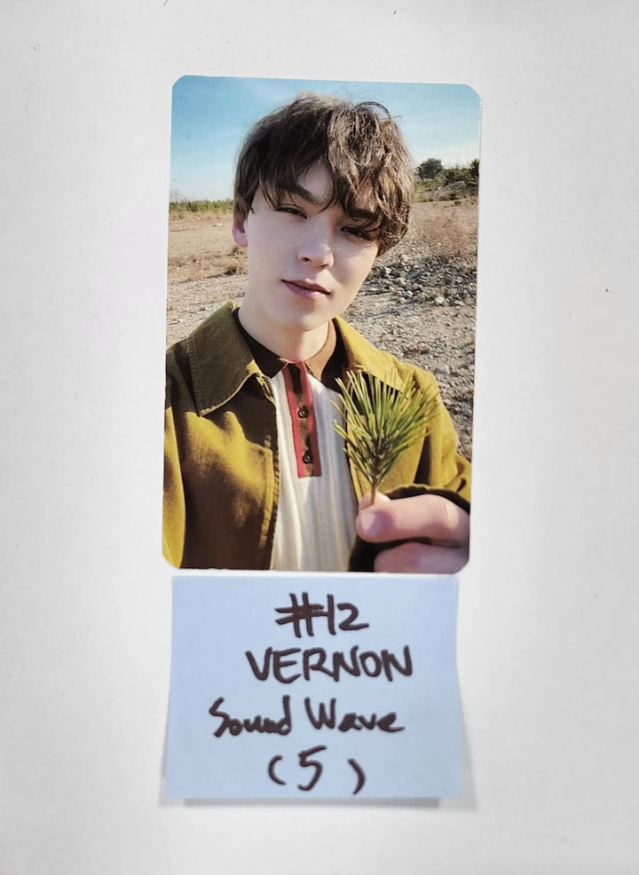 Seventeen 'FACE THE SUN' 4TH ALBUM - Soundwave Luckydraw Event PVC Photocard - HALLYUSUPERSTORE