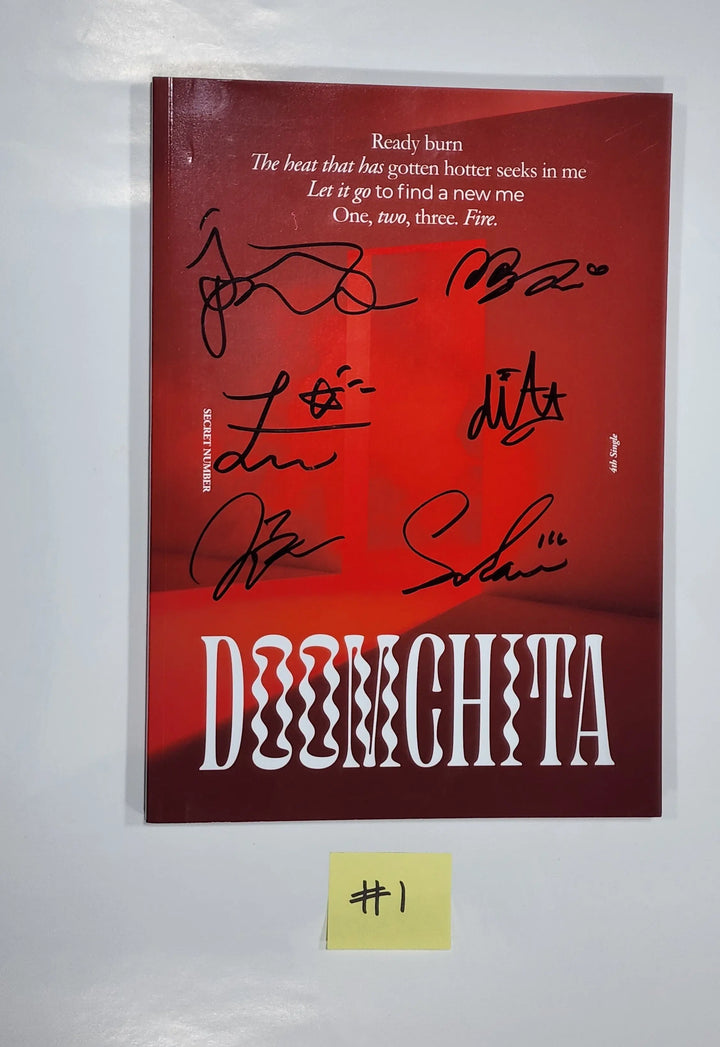 Secret Number "DOOMCHITA" - Hand Autographed(Signed) Promo Album - HALLYUSUPERSTORE
