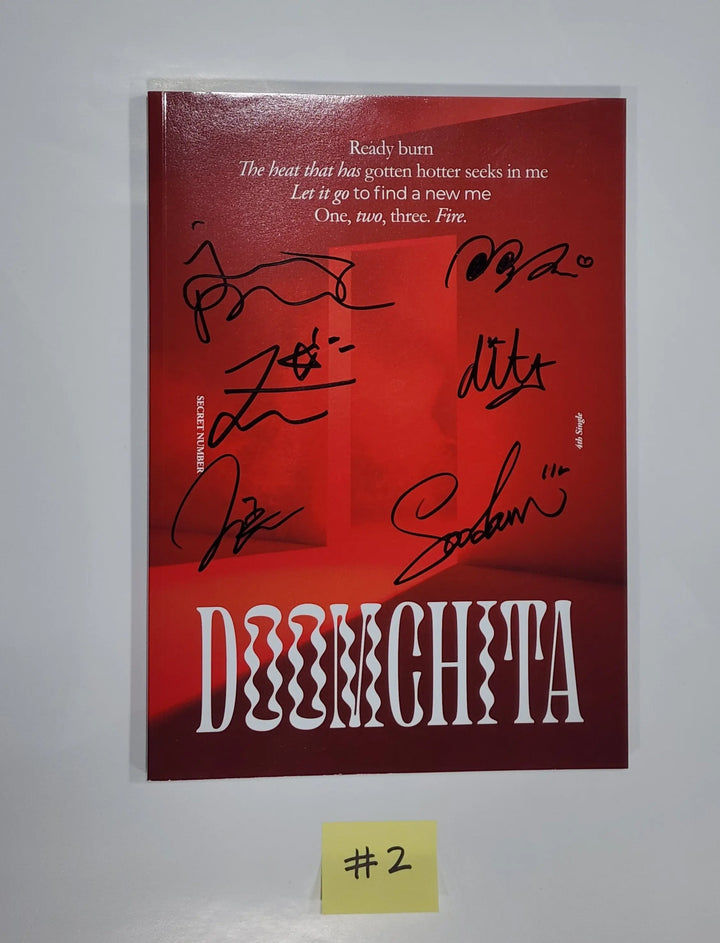 Secret Number "DOOMCHITA" - Hand Autographed(Signed) Promo Album - HALLYUSUPERSTORE