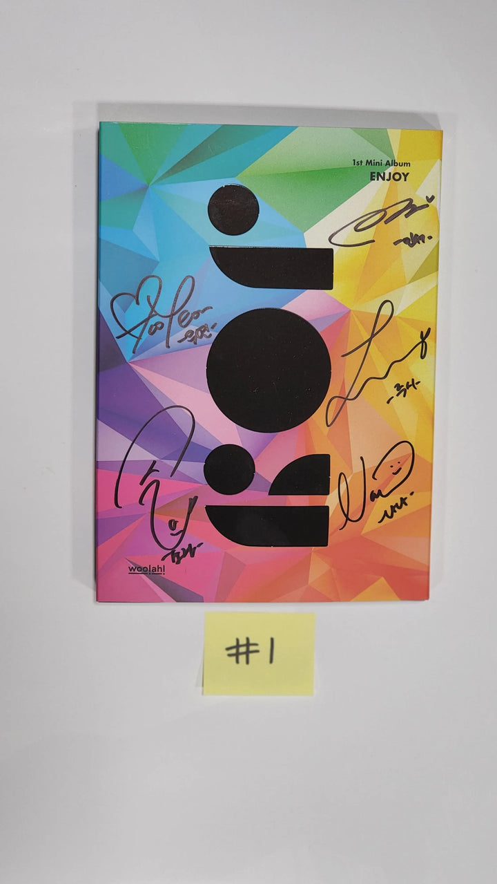 Woo!ah! "JOY" - Hand Autographed(Signed) Promo Album - HALLYUSUPERSTORE