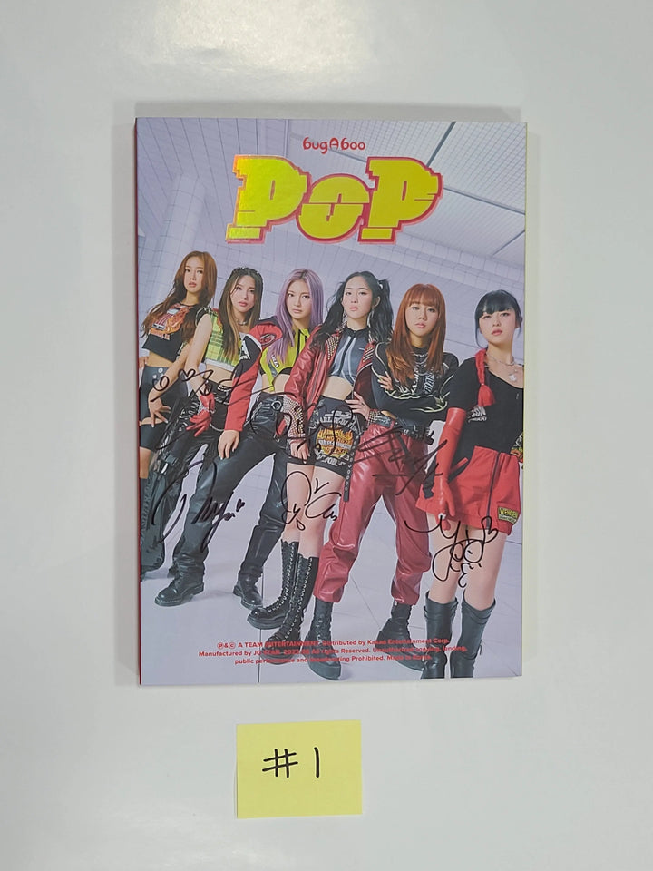 Bugaboo 'POP' 2st Single - Hand Autographed(Signed) Promo Album - HALLYUSUPERSTORE