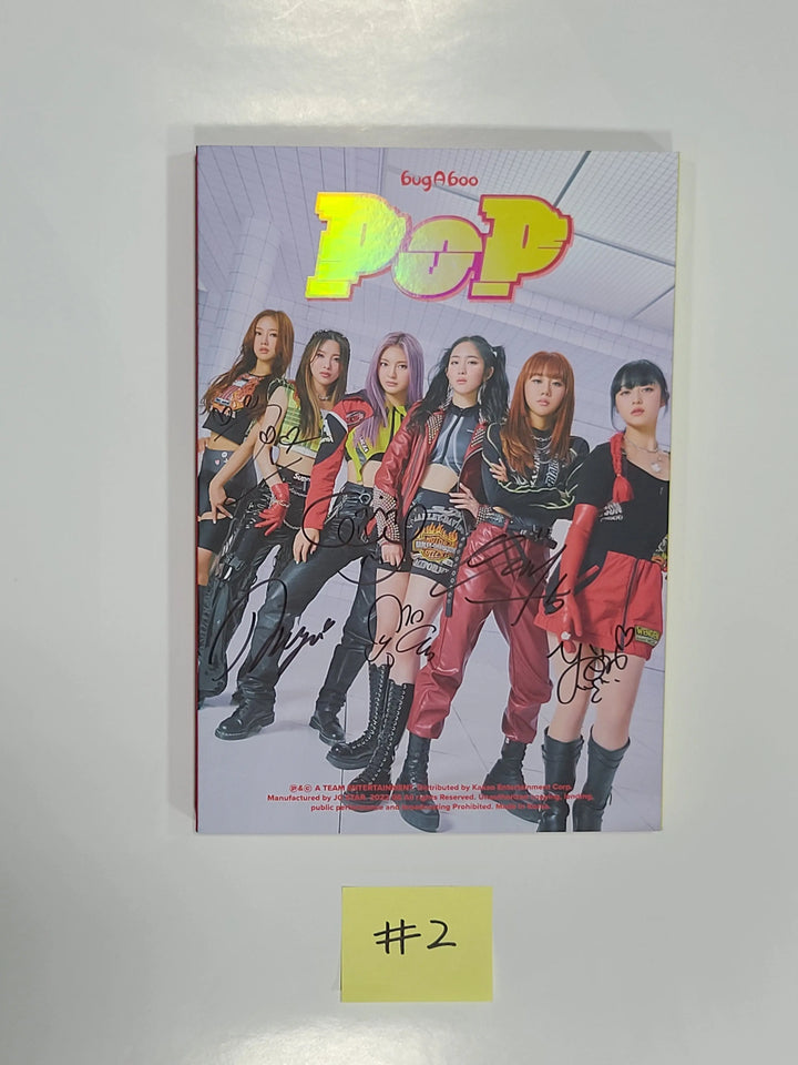 Bugaboo 'POP' 2st Single - Hand Autographed(Signed) Promo Album - HALLYUSUPERSTORE