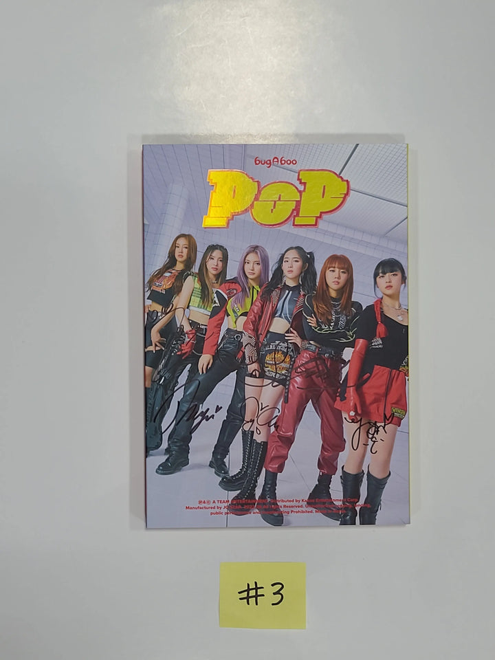 Bugaboo 'POP' 2st Single - Hand Autographed(Signed) Promo Album - HALLYUSUPERSTORE