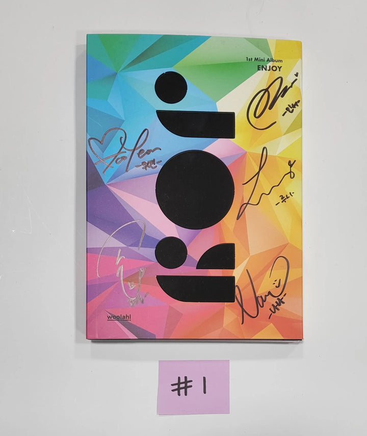 Woo!ah! "JOY" - Hand Autographed(Signed) Promo Album - HALLYUSUPERSTORE