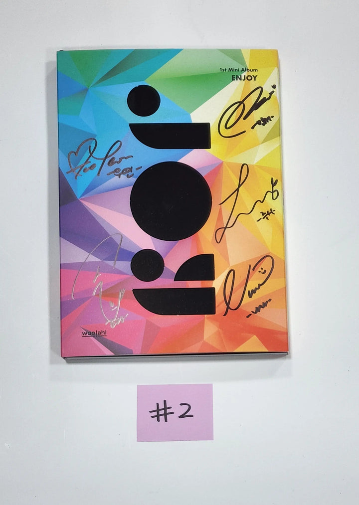 Woo!ah! "JOY" - Hand Autographed(Signed) Promo Album - HALLYUSUPERSTORE