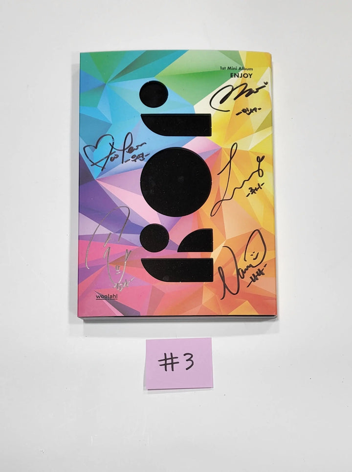 Woo!ah! "JOY" - Hand Autographed(Signed) Promo Album - HALLYUSUPERSTORE