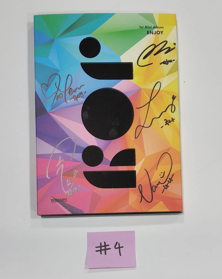 Woo!ah! "JOY" - Hand Autographed(Signed) Promo Album - HALLYUSUPERSTORE