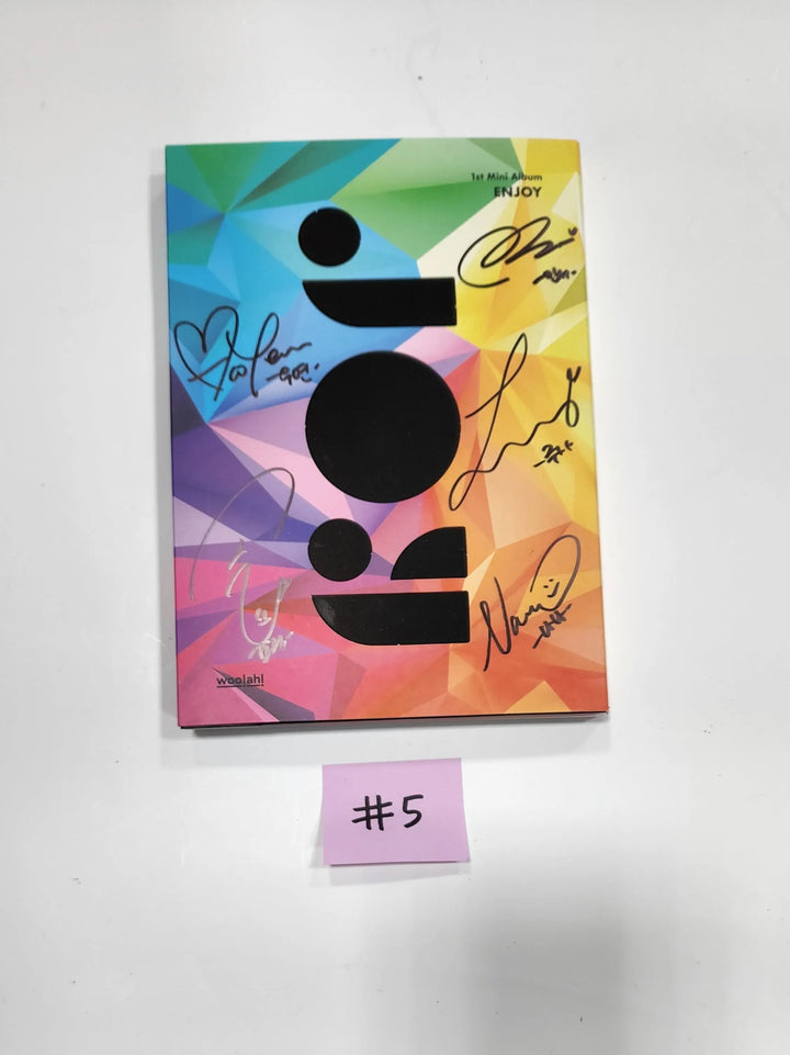 Woo!ah! "JOY" - Hand Autographed(Signed) Promo Album - HALLYUSUPERSTORE