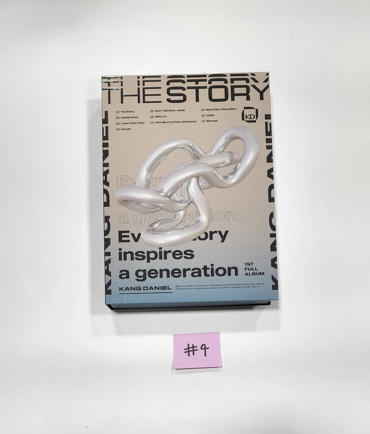 KANG DANIEL "The Story" 1st FULL ALBUM - Hand Autographed(Signed) Promo Album - HALLYUSUPERSTORE