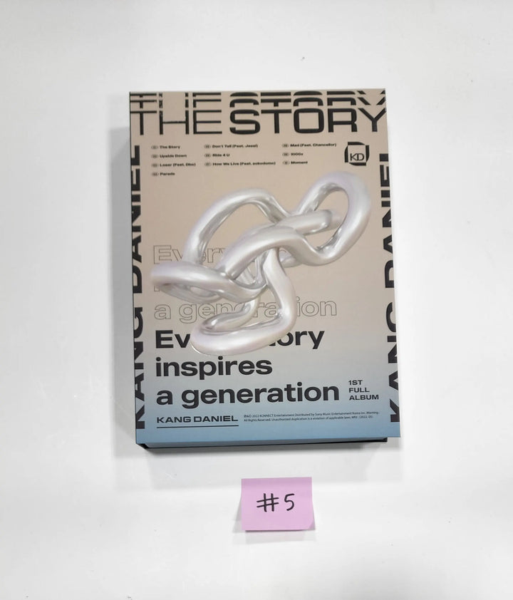 KANG DANIEL "The Story" 1st FULL ALBUM - Hand Autographed(Signed) Promo Album - HALLYUSUPERSTORE